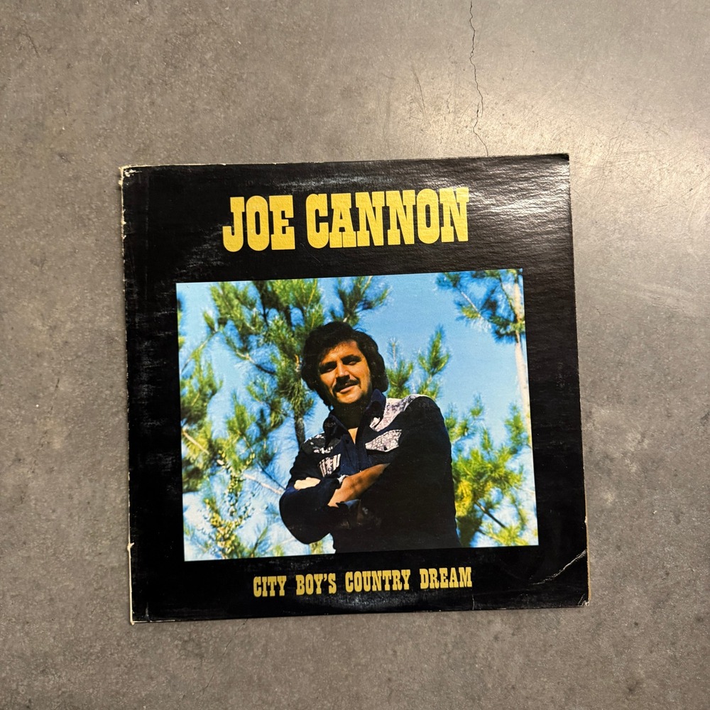 Joe Cannon City Boy's Country Dream Vinyl LP JDJ Records Country Music